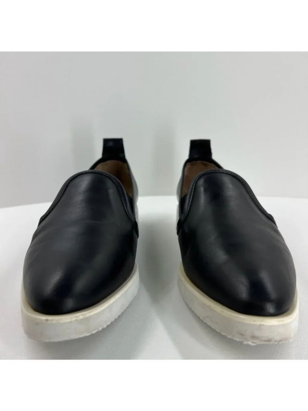 Everlane The Leather Street Shoe Loafer Womens 9 Slip On Sneakers Pointed Black - Picture 5 of 12